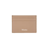 Card Holder Grained Leather | Beige