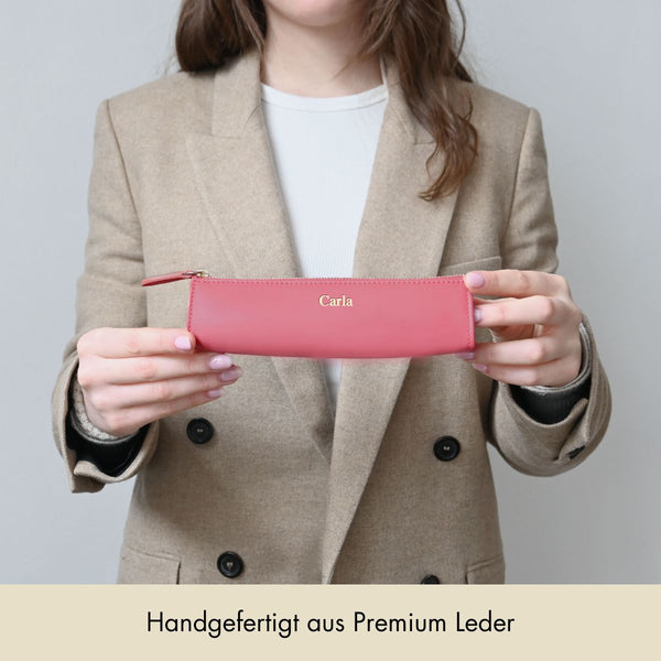 Personalisiertes Mäppchen in Misty Rose & Gold bei MERSOR