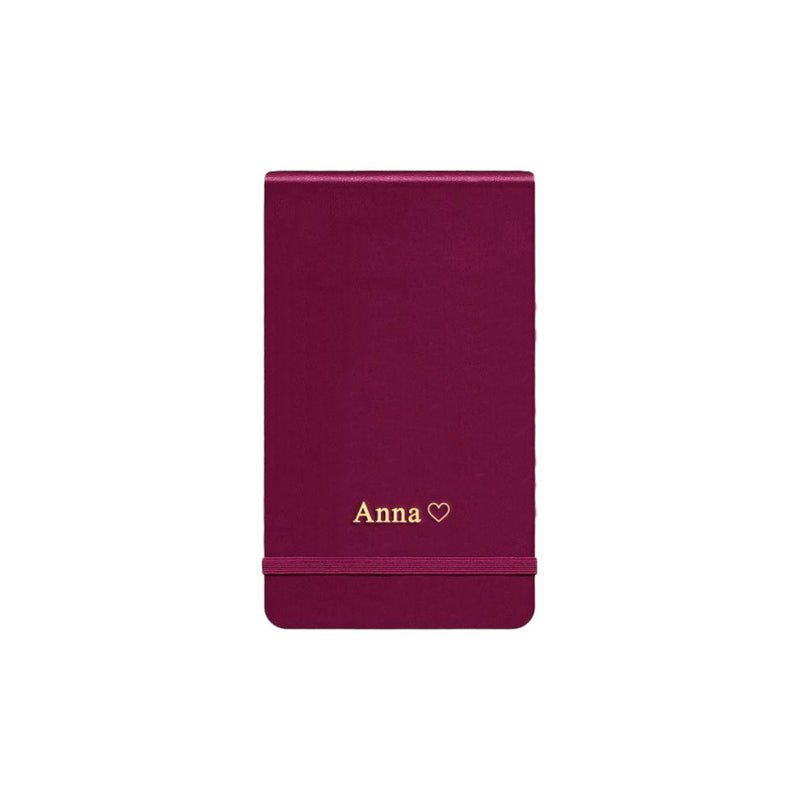 Notizbuch Hardcover Pocket | Port Red