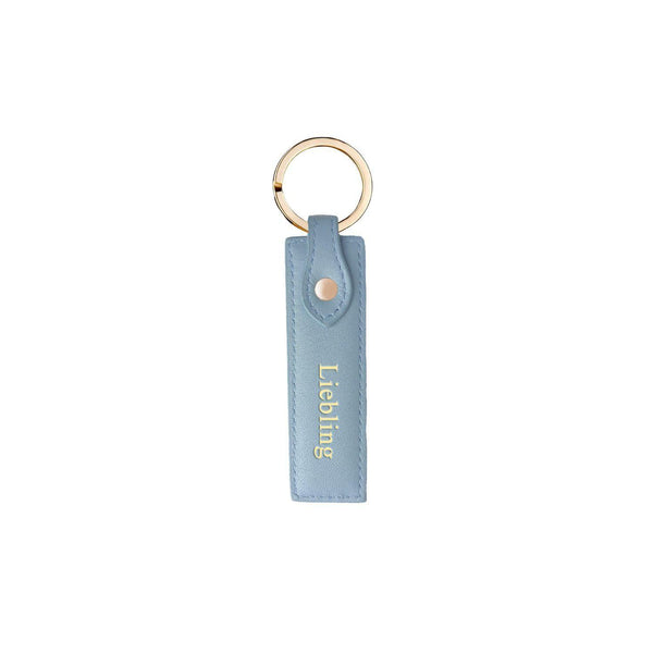 Keycharm Classic | Ice Blue & Gold