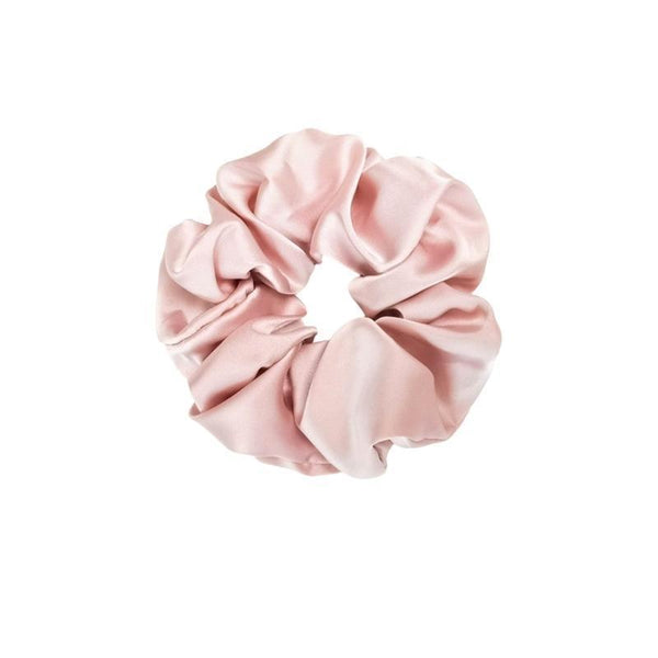 Rosa Scrunchie aus Seide | MERSOR