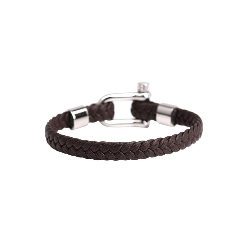 Nautical Men Leather Bracelet | Brown