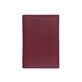 Vaccination Card Cover | Dark red