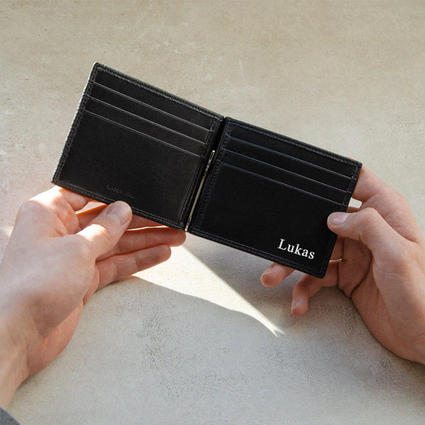 Clip wallet | Smooth leather