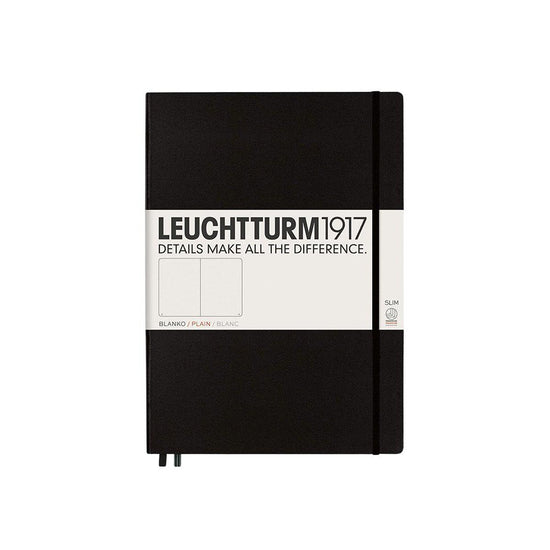 Notebook A4+ Master Slim Plain | Black