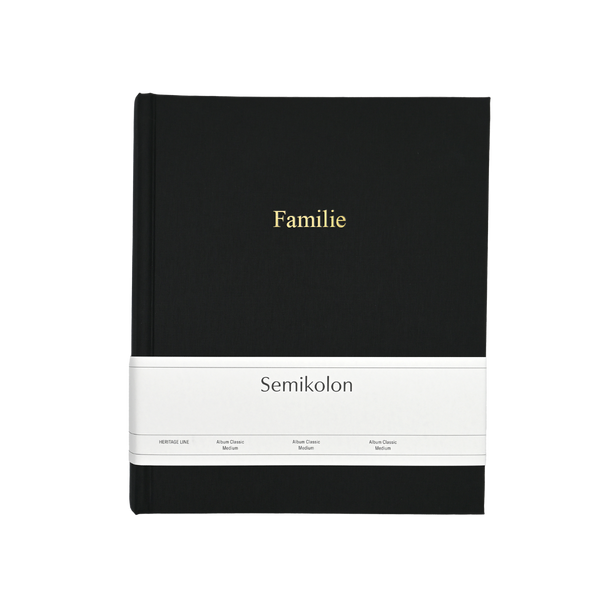 Personalisable Photo Album Classic | Black