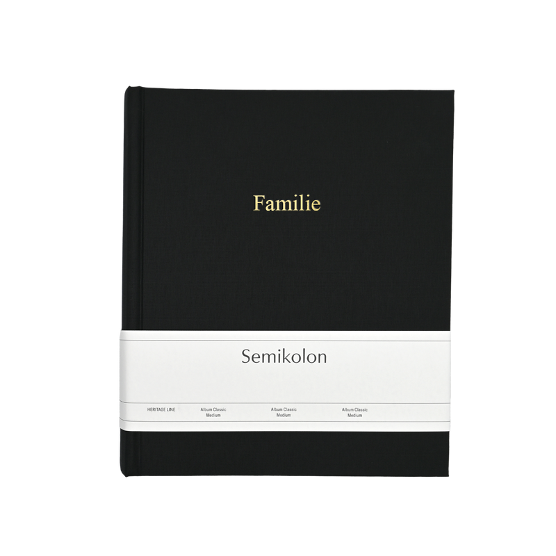 Personalisable Photo Album Classic | Black