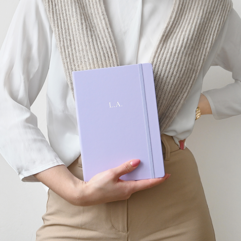 Notebook A5 Hardcover | Lilac