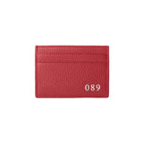 Cardholder Grained Leather | Scarlet